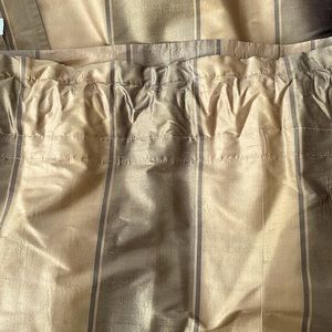 2 Company Store 100% silk curtain panels